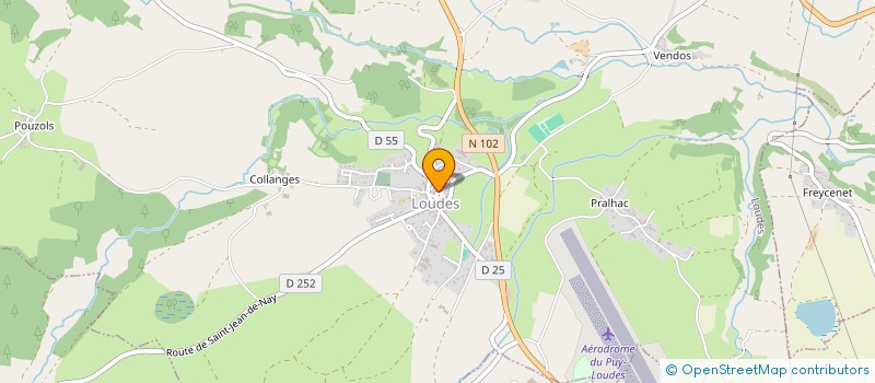 localisation de l'entreprise CAISSE DES ECOLES à LOUDES