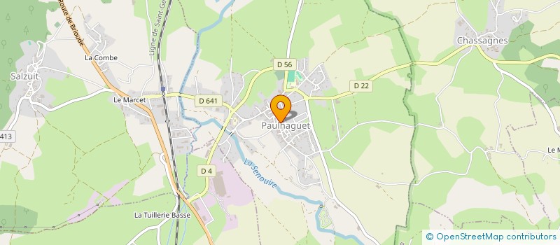 localisation de l'entreprise CAISSE DES ECOLES  CHAVANIAC-LAFAYETTE