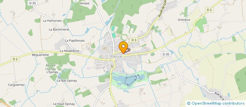 localisation de l'entreprise CAISSE DES ECOLES  PLESSE