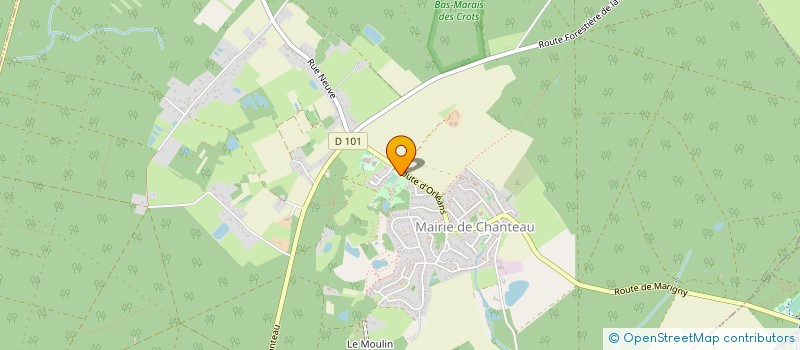 localisation de l'entreprise CAISSE DES ECOLES à CHANTEAU