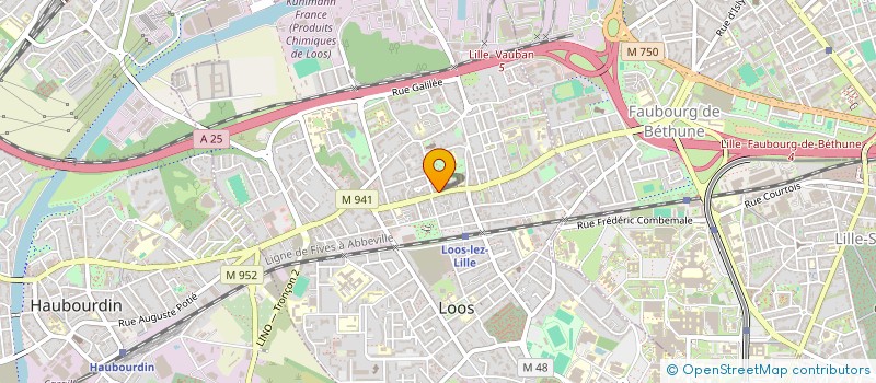 localisation de l'entreprise CAISSE DES ECOLES  LOOS