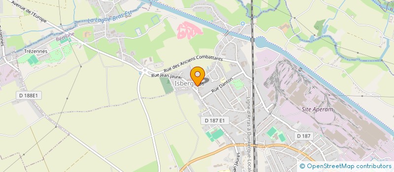 localisation de l'entreprise CAISSE DES ECOLES  ISBERGUES
