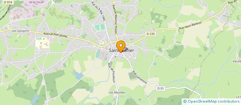 localisation de l'entreprise CAISSE DES ECOLES à SAINT-VALLIER