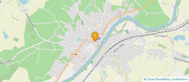 localisation de l'entreprise CAISSE DES ECOLES à RABASTENS