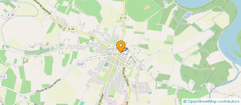 localisation de l'entreprise CAISSE DES ECOLES  SAINT-NICOLAS-DE-LA-GRAVE