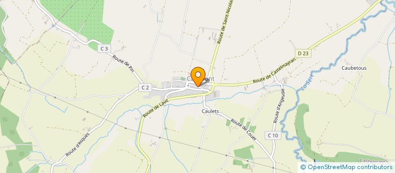 localisation de l'entreprise CAISSE DES ECOLES  CAUMONT