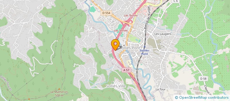 localisation de l'entreprise CAISSE DES ECOLES  BELGENTIER