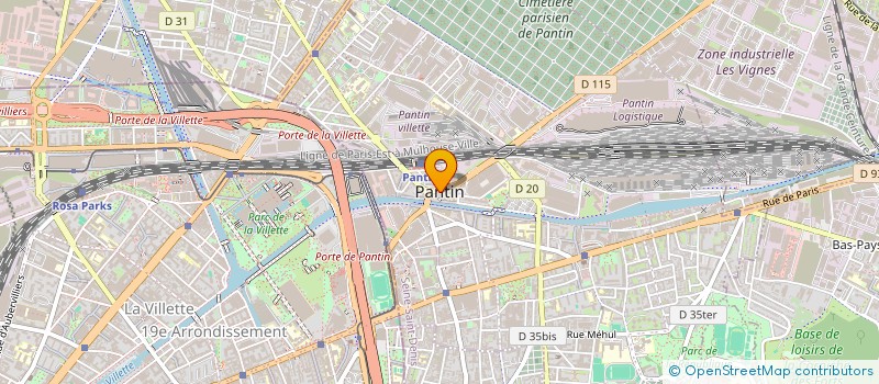 localisation de l'entreprise CAISSE DES ECOLES à PANTIN