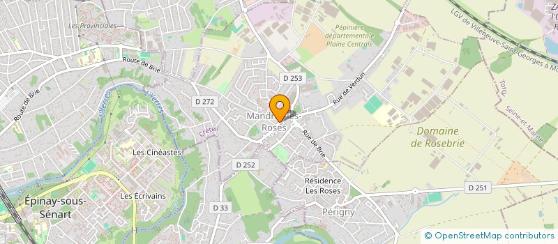 localisation de l'entreprise CAISSE DES ECOLES à MANDRES-LES-ROSES