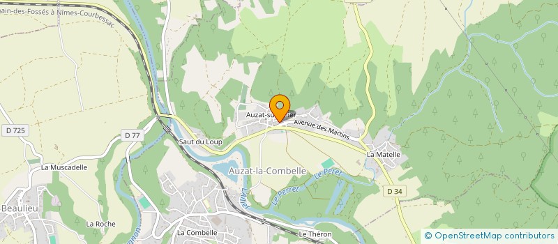 localisation de l'entreprise CAISSE DES ECOLES AUZAT DE LA COMBELLE  AUZAT-LA-COMBELLE