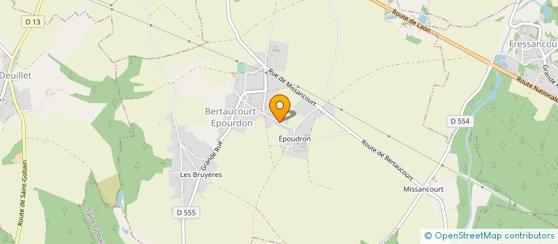 localisation de l'entreprise CAISSE DES ECOLES BERTAUCOURT EPOURDON à BERTAUCOURT-EPOURDON