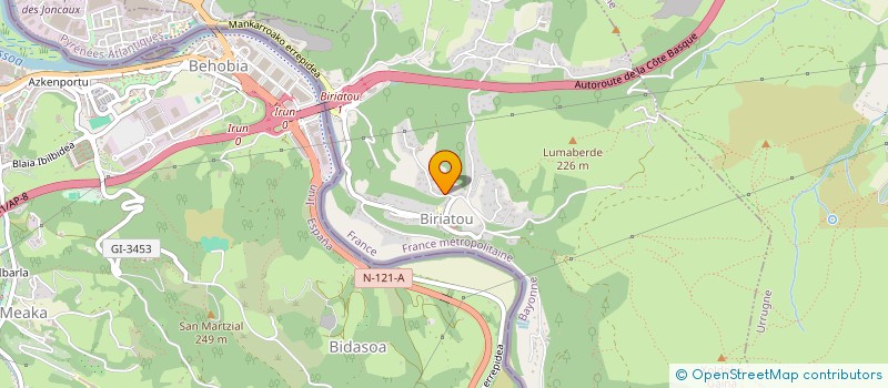 localisation de l'entreprise CAISSE DES ECOLES BIRIATOU  BIRIATOU