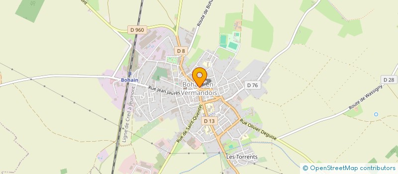 localisation de l'entreprise CAISSE DES ECOLES BOHAIN EN VERMANDOIS à BOHAIN-EN-VERMANDOIS