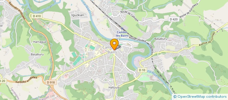 localisation de l'entreprise CAISSE DES ECOLES CAMBO à CAMBO-LES-BAINS