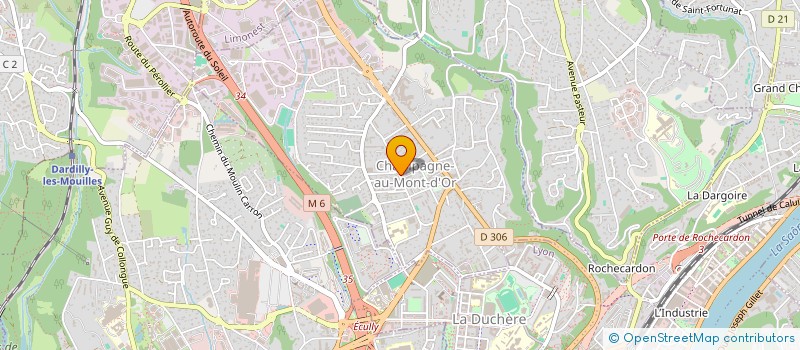 localisation de l'entreprise CAISSE DES ECOLES CHAMPAGNE AU MT D'OR à CHAMPAGNE-AU-MONT-D'OR
