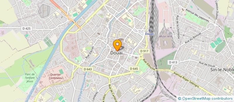 localisation de l'entreprise CAISSE DES ECOLES CITE EDUCATIVE à DOUAI