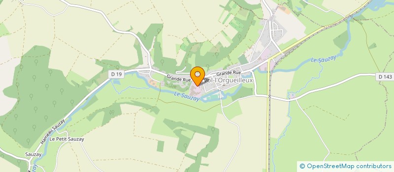 localisation de l'entreprise CAISSE DES ECOLES CORVOL-L'ORGUEILLEUX  CORVOL L'ORGUEILLEUX