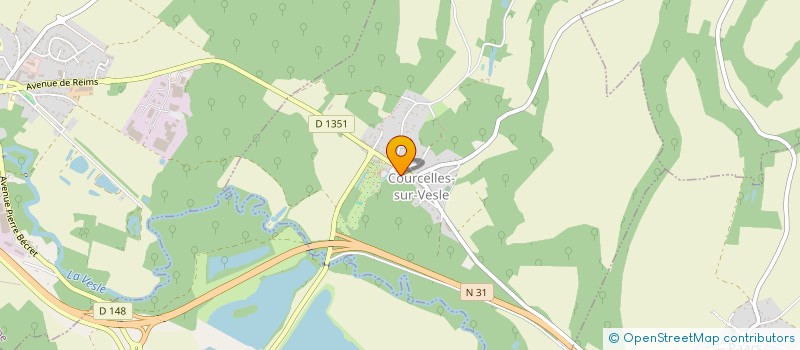 localisation de l'entreprise CAISSE DES ECOLES COURCELLES SUR VESLES à COURCELLES-SUR-VESLE