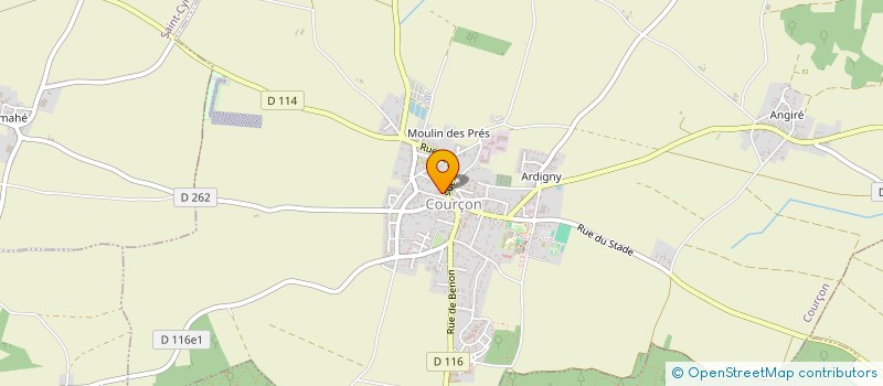 localisation de l'entreprise CAISSE DES ECOLES COURCON à COURCON