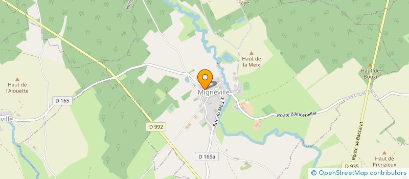 localisation de l'entreprise CAISSE DES ECOLES D'ANGOMONT  ANGOMONT