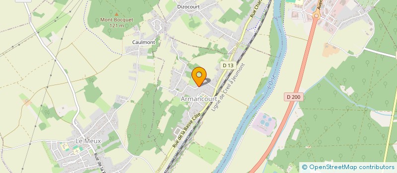 localisation de l'entreprise CAISSE DES ECOLES D'ARMANCOURT  ARMANCOURT