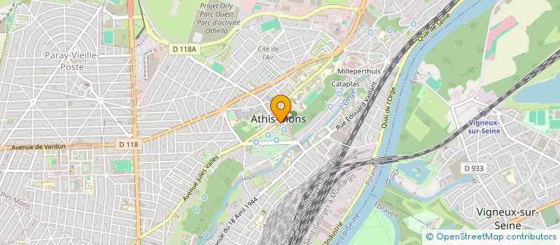 localisation de l'entreprise CAISSE DES ECOLES D ATHIS MONS à ATHIS-MONS