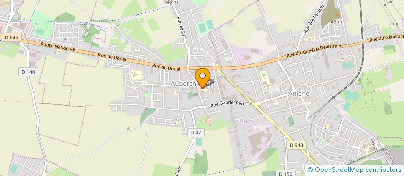 localisation de l'entreprise CAISSE DES ECOLES D'AUBERCHICOURT  AUBERCHICOURT