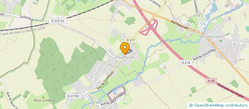 localisation de l'entreprise CAISSE DES ECOLES D AUDREHEM  AUDREHEM