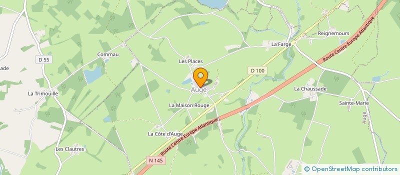 localisation de l'entreprise CAISSE DES ECOLES D'AUGE à AUGE
