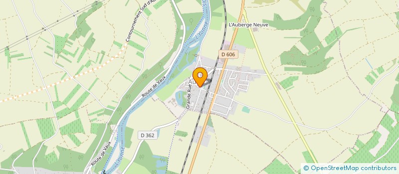 localisation de l'entreprise CAISSE DES ECOLES D'AUGY à AUGY