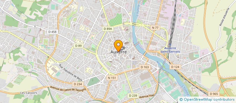 localisation de l'entreprise CAISSE DES ECOLES D AUXERRE à AUXERRE