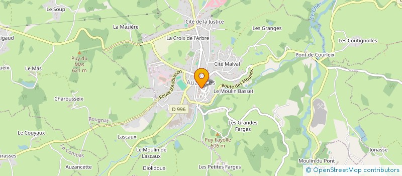 localisation de l'entreprise CAISSE DES ECOLES D'AUZANCES à AUZANCES
