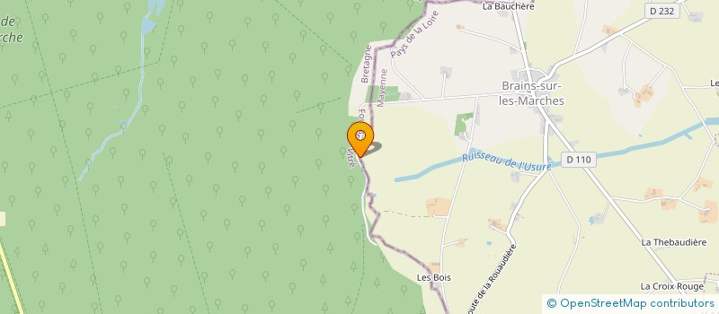 localisation de l'entreprise CAISSE DES ECOLES D AVAILLES SUR SEICHE  AVAILLES-SUR-SEICHE