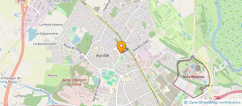 localisation de l'entreprise CAISSE DES ECOLES D'AVRILLE à AVRILLE