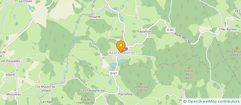 localisation de l'entreprise CAISSE DES ECOLES D'AZAT CHATENET à AZAT-CHATENET
