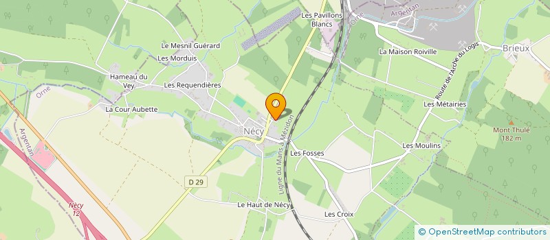 localisation de l'entreprise CAISSE DES ECOLES D EXMES à GOUFFERN EN AUGE