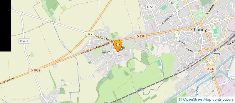 localisation de l'entreprise CAISSE DES ECOLES D'OGNES à OGNES