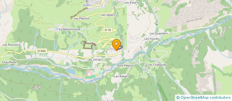 localisation de l'entreprise CAISSE DES ECOLES D'ORCIERES à ORCIERES