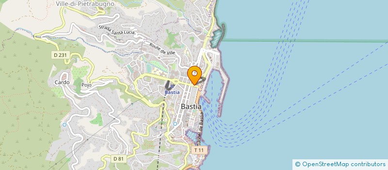 localisation de l'entreprise CAISSE DES ECOLES DE BASTIA à BASTIA