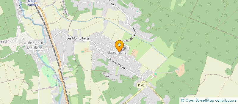 localisation de l'entreprise CAISSE DES ECOLES DE BAZEMONT à BAZEMONT