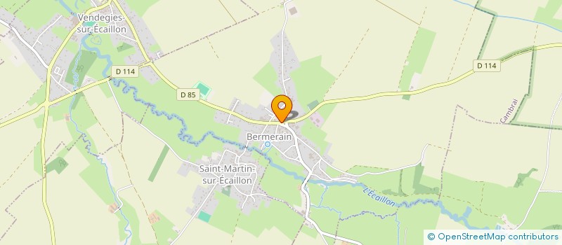 localisation de l'entreprise CAISSE DES ECOLES DE BERMERAIN à BERMERAIN