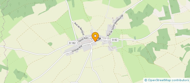 localisation de l'entreprise CAISSE DES ECOLES DE BERNON  BERNON