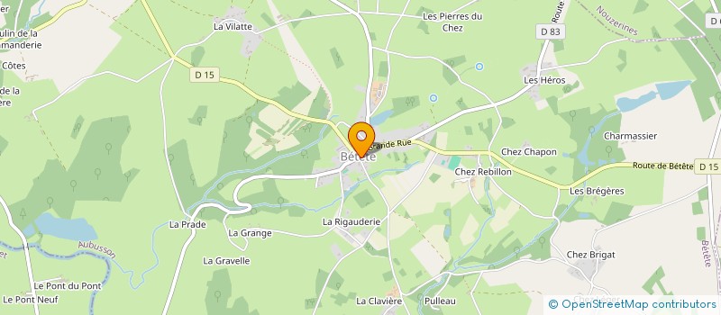 localisation de l'entreprise CAISSE DES ECOLES DE BETETE à BETETE