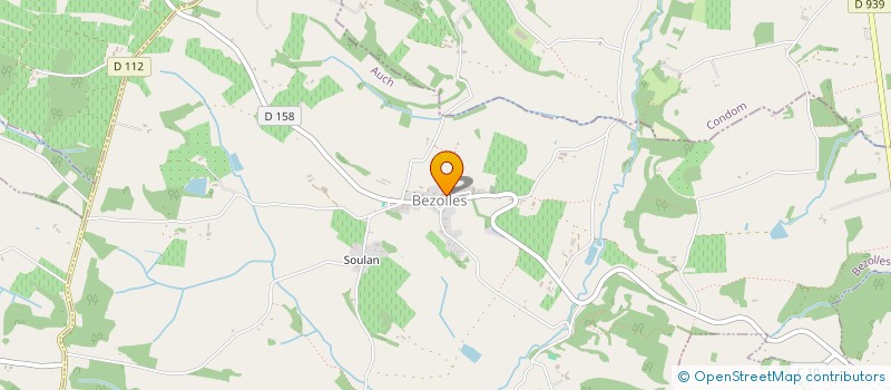 localisation de l'entreprise CAISSE DES ECOLES DE  BEZOLLES à BEZOLLES