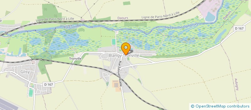 localisation de l'entreprise CAISSE DES ECOLES DE BLAGNY TRONVILLE  BLANGY-TRONVILLE