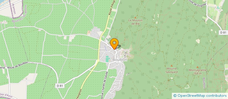 localisation de l'entreprise CAISSE DES ECOLES DE BOULBON à BOULBON