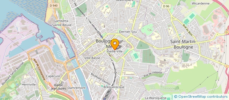 localisation de l'entreprise CAISSE DES ECOLES DE BOULOGNE SUR MER à BOULOGNE-SUR-MER