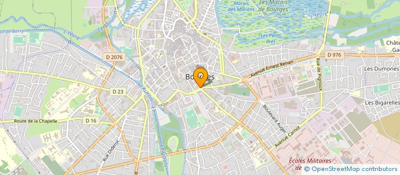 localisation de l'entreprise CAISSE DES ECOLES DE BOURGES à BOURGES