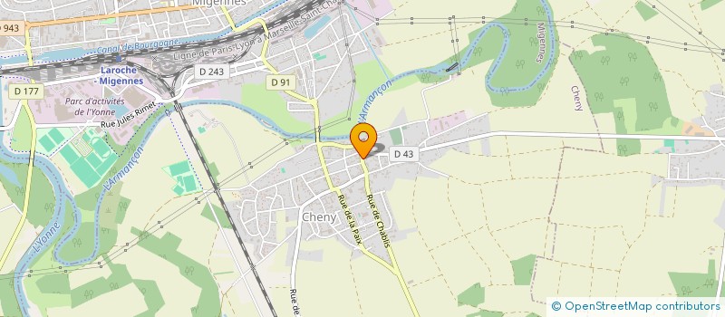 localisation de l'entreprise CAISSE DES ECOLES DE BRION à BRION