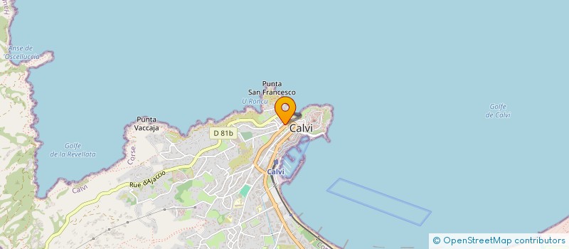 localisation de l'entreprise CAISSE DES ECOLES DE CALVI à CALVI